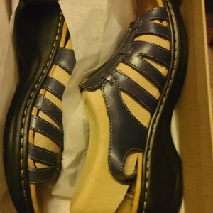 Slingback open-top sandals